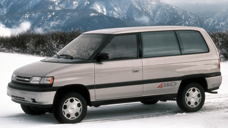 Illustration for article titled The Early '90s Mazda MPV Is A Cool, Cheap 4WD Vanlife Vehicle We All Forgot About
